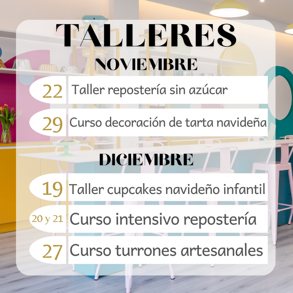 TALLERES DE REPOSTERIA EN GRANADA